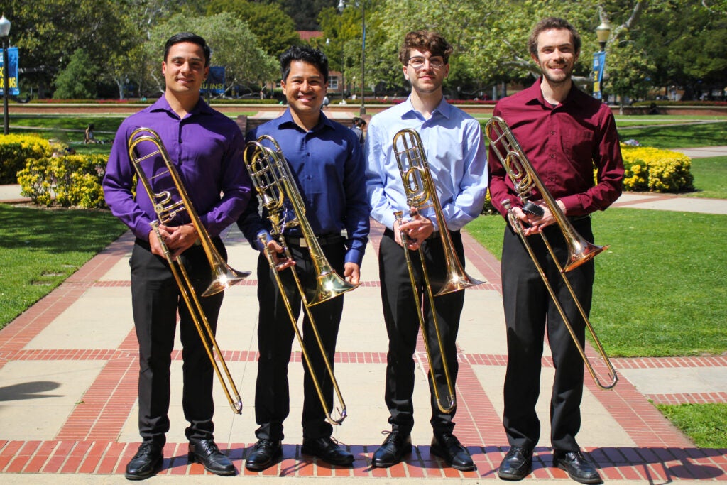 The UCLA Gluck<br />
Trombone Quartet