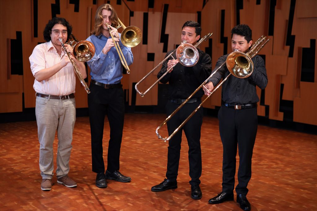 The UCLA Gluck<br />
Trombone Quartet