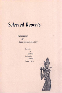 Selected Reports Vol. I, No. 1: Theoretical, Technical, and Historical/Analytical