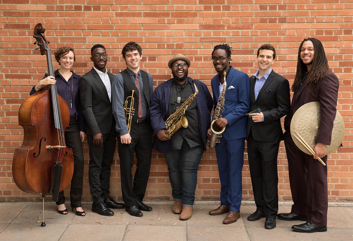 Students in what will be the 2020 graduating class of the Herbie Hancock Institute of Jazz Performance at UCLA. –Reed Hutchinson/UCLA