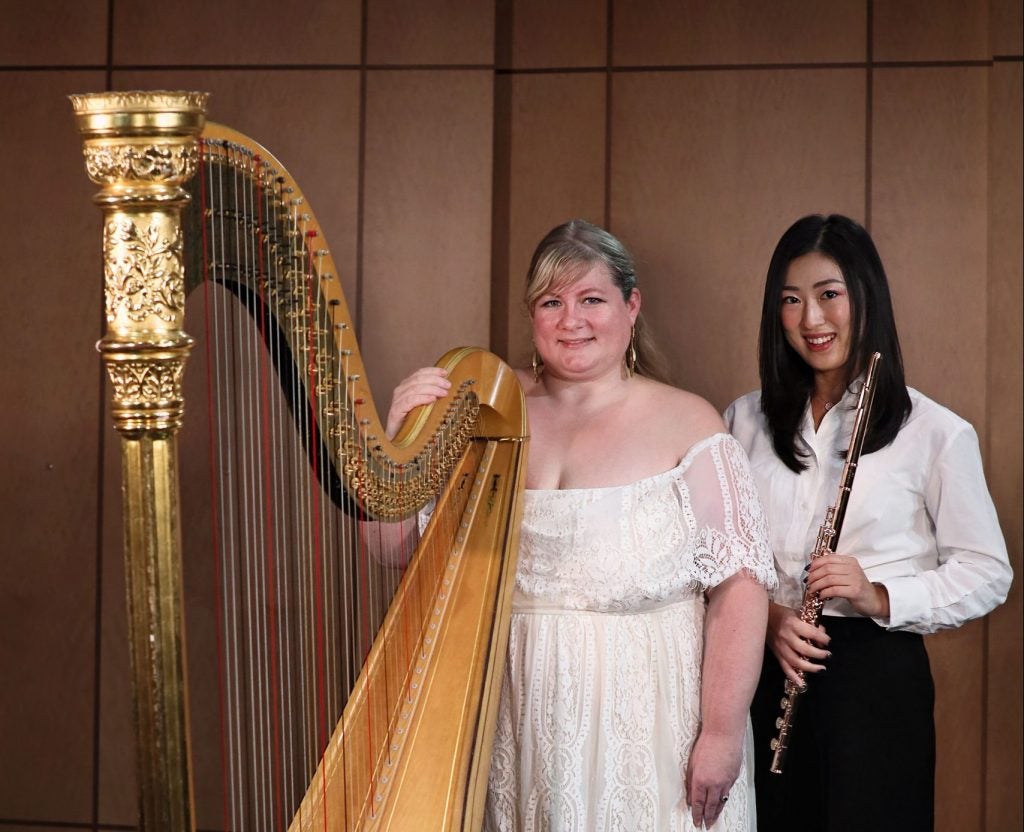 UCLA Gluck <br />
Harp and Flute Duo