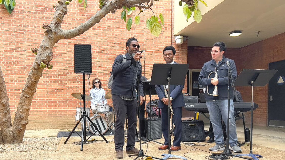 Ceremony Held for Outdoor Courtyard Dedicated as Anti-Discrimination Haven
