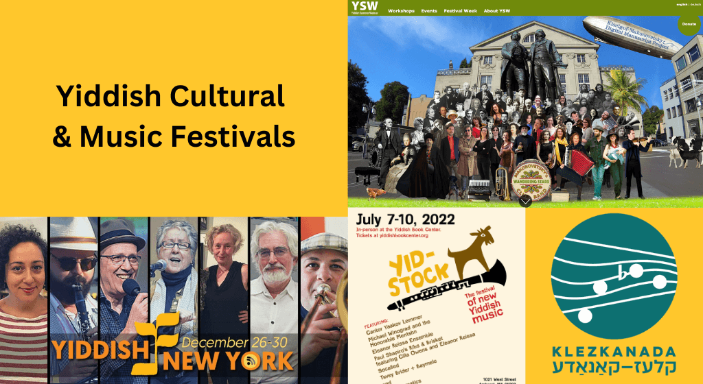 Yiddish Cultural & Music Festivals