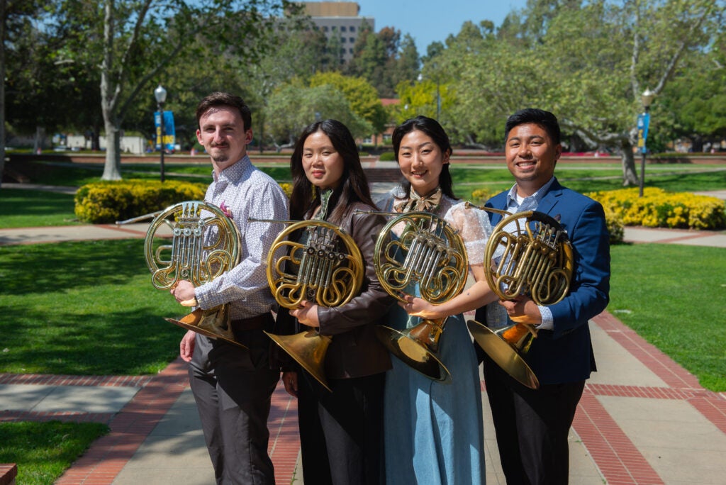 The UCLA Gluck<br />
Horn Quartet