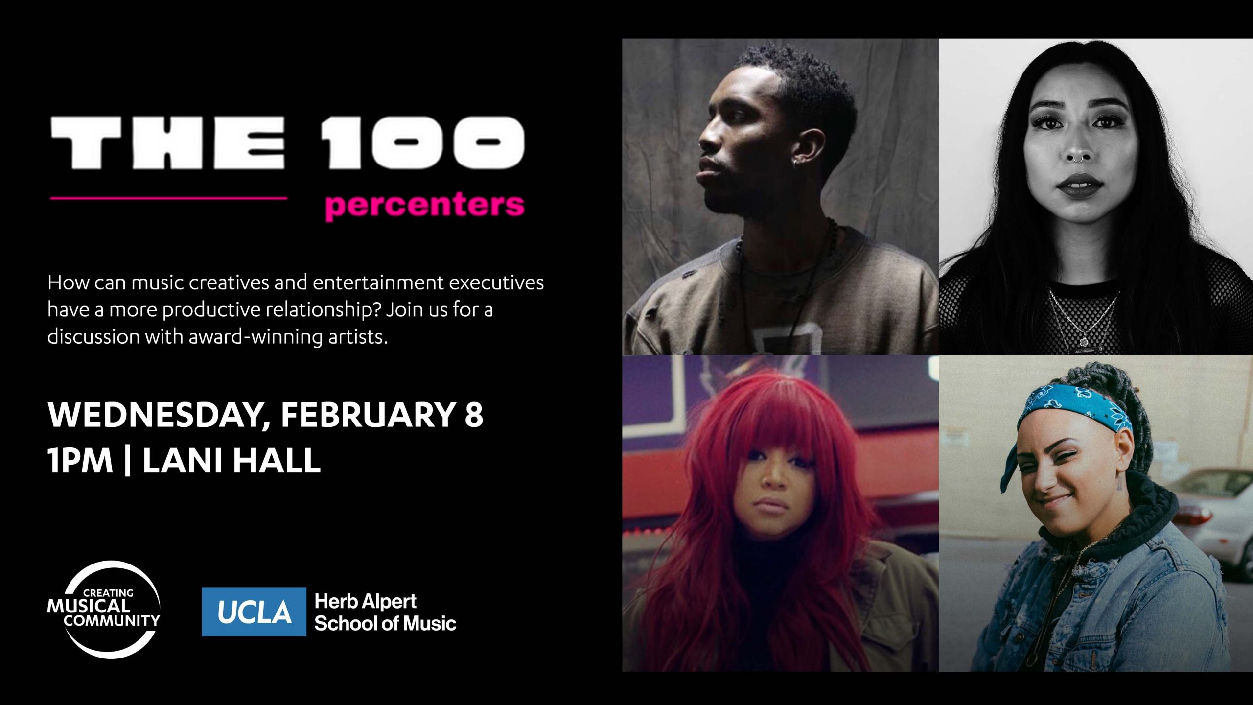 The 100 Percenters: a conversation with music industry innovators