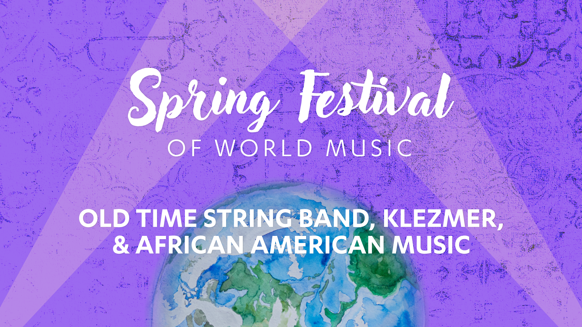 Music of The Old Time String Band, Klezmer Music Ensemble and African American Music Ensemble 