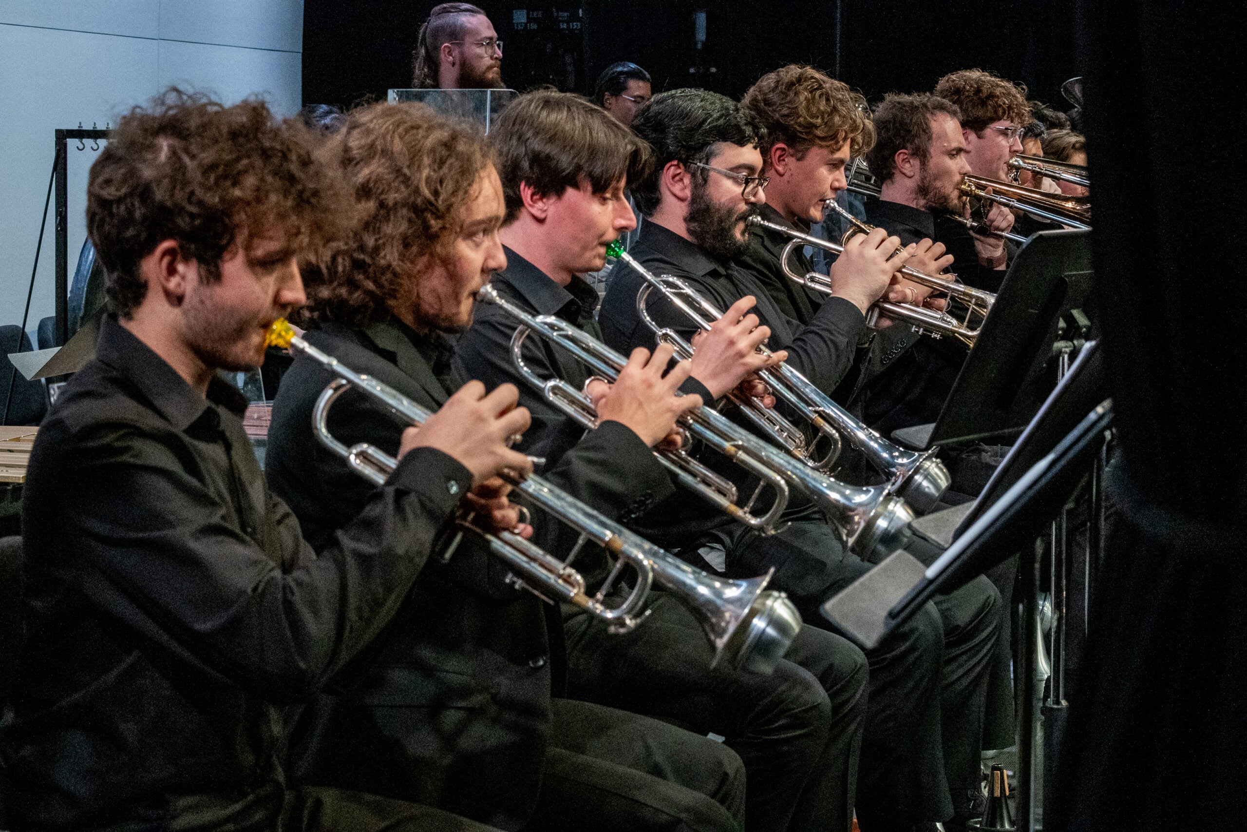 Trumpet section of Wind Ensemble