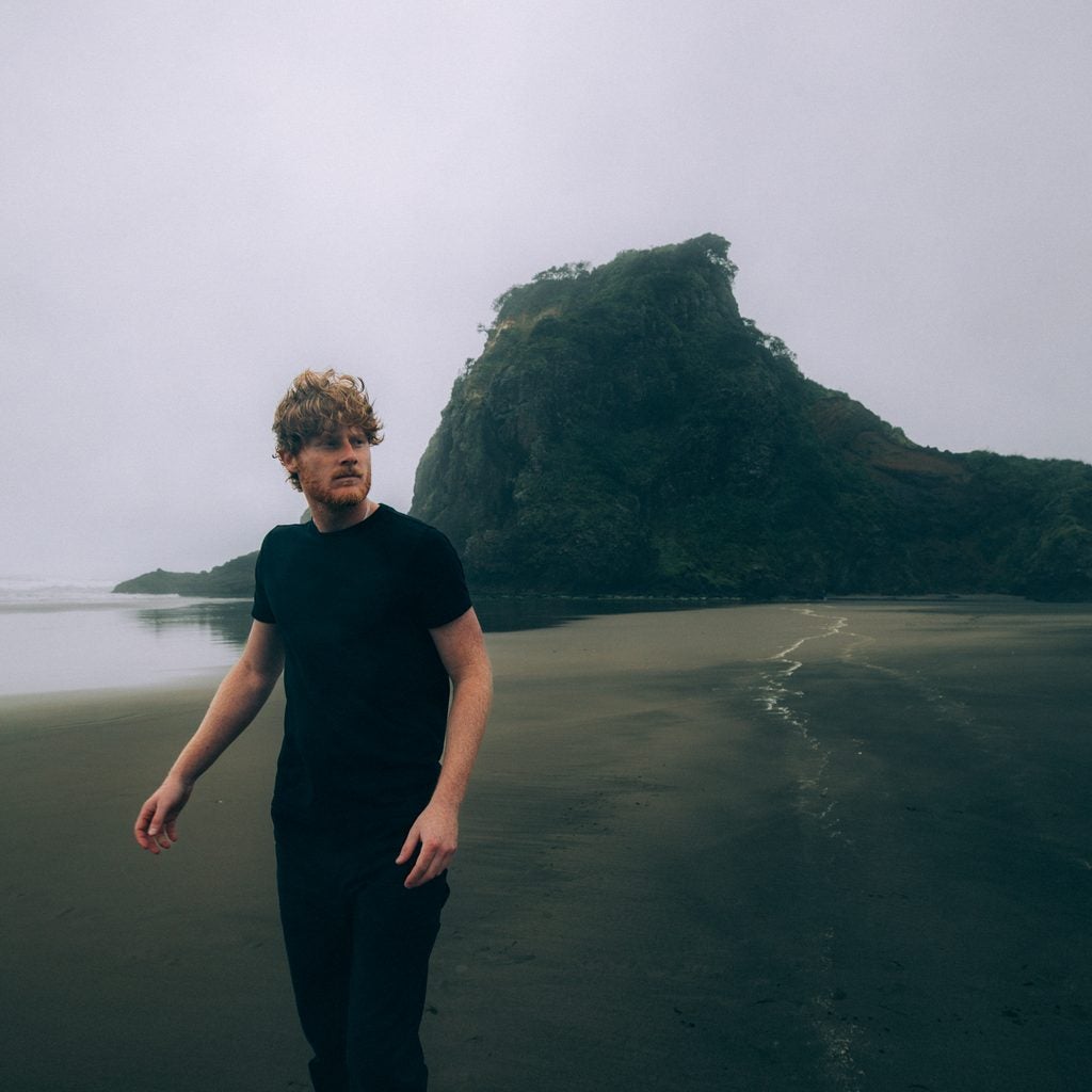 Matt Hansen at the beach. 